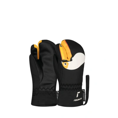 Abbildung von Reusch Peggy R TEX® XT Lobster warme, wasserdichte, Winddichte und atmungsaktive 3 Fingerhandschuhe Winterhandschuhe für Babys Kleinkinder Mädchen Jungen