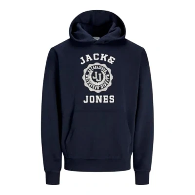 Abbildung von Jack &amp; Jones Hoodie JJVICTO Sweat Hood mit großem Print auf der Vorderseite