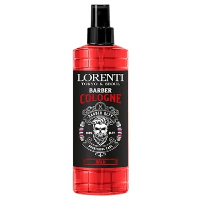 Abbildung von LORENTI TOKYO &amp; SEOUL Barber Cologne 400ml WILD After Shave Spray für Männer Herren Rasur Duftwasser Eau de mit praktischen Pump Spender Erfrischend Pflegend EDC