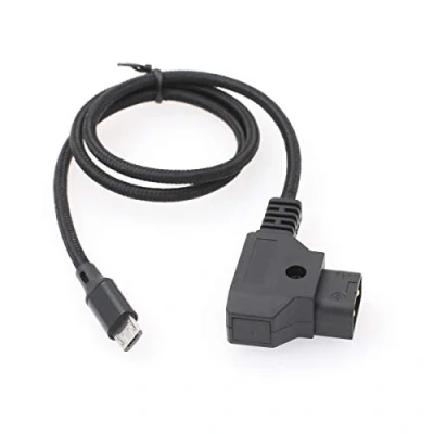Abbildung von HangTon Tilta Nucleus Nano Motor Stromkabel P TAP D auf Micro USB 14,8V 50cm