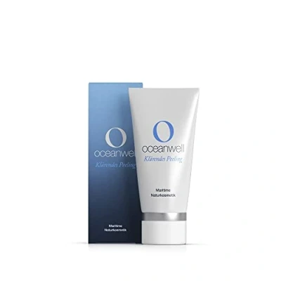 Abbildung von Oceanwell Basic Klärendes Peeling Intensive Gesichtsreinigung Cremig mit feinem Meersand NATRUE zertifizierte Naturkosmetik Für jeden Hauttyp (2 x 50 ml)
