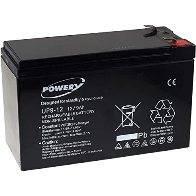 Abbildung von Akku net Blei Gel für USV APC Back UPS BH500INET 9Ah 12V (ersetzt auch 7,2Ah / 7Ah), 12V, Lead Acid