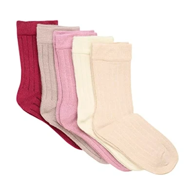 Abbildung von MINYMO Unisex Kids Ankle Bamboo (5 Pack) Socken aus Bambus Viscose, Orchid Haze, 15 8