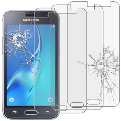 Abbildung von ebestStar kompatibel mit Samsung Galaxy J1 2016 Panzer Schutz Glas (x3 Stück) 4G SM J120F Schutzfolie, 9H gehärte Schutzglas, HD Displayschutz, Ultrabeständig
