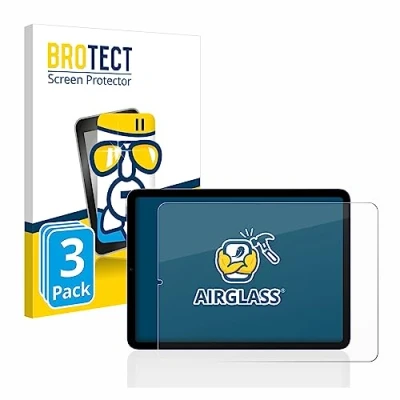 Abbildung von BROTECT Schutzglas für Apple iPad Air 5 WiFi/WiFi Cellular 2022 (5. Gen.) (3 Stück) Schutzfolie Panzer Folie Glas [Extrem Kratzfest 9H,