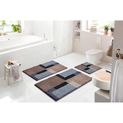 Abbildung von Grund Badematte Atala taupe Größe 60x100 cm