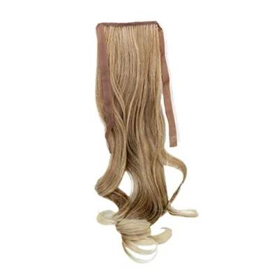 Abbildung von WIG ME UP YZF TC18 27T88 Haarteil ZOPF Kupfer Hell Blond Mix wellig 45cm Band Haar Klammer Haarverlängerung