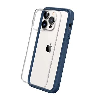 Abbildung von RhinoShield Modulares Case kompatibel mit [iPhone 14 Pro Max] Mod NX Anpassbare &amp; stoßdämpfende Schutzhülle im schlanken Design 3.5 Meter Fallschutz Marineblau