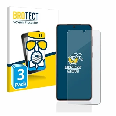 Abbildung von BROTECT Entspiegelungs Schutzglas für Samsung Galaxy S21 5G (3 Stück) Schutz Folie Panzerfolie Glas Matt [Extrem Kratzfest 9H, Anti Reflex]