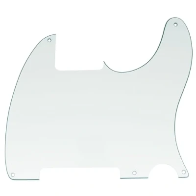 Abbildung von Musiclily 5 Löcher American Vintage Tele Pickguard T Style Gitarren Schlagbrett für Fender USA/Mexican Telecaster Esquire E Gitarre,3 lagig Pergament