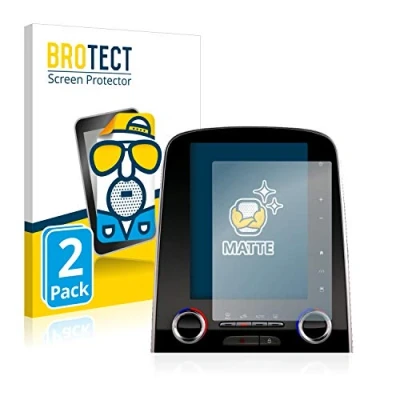 Abbildung von BROTECT Entspiegelungs Schutzfolie für Renault Espace R Link 2 8.7&quot; (2 Stück) Matte Displayschutz Folie, Anti Reflex, Fingerprint
