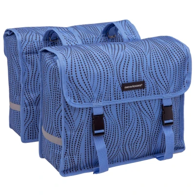 Abbildung von Doppelpacktasche New Looxs Fiori Alma 30 Liter 37 X 12,5 33 Cm (x2) Blau