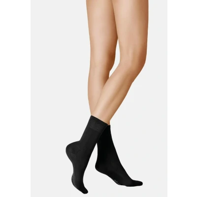 Abbildung von KUNERT Damen Socken Finest Cotton druckfreier Bund Black 0070 35 38