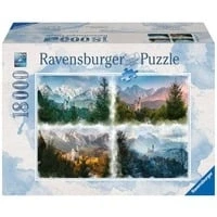Abbildung von Ravensburger MÄRCHENSCHLOSS IN 4 Jahreszeiten Puzzle für Kinder, Größe: One Size, Mehrfarbig