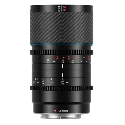 Abbildung von SIRUI Saturn 35mm T2.9 1.6X Kohlefaser Vollformat Anamorphotisches Prime Objektiv Objektive Lens Lenses Modell Leichtes Kinoobjektiv,X Mount Blue Flare