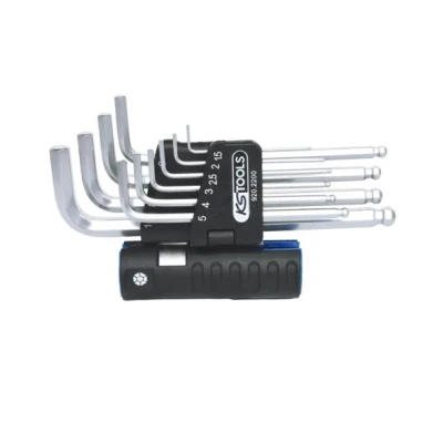Abbildung von KS TOOLS 920.2200 Winkelschraubendrehersatz Chrom Vanadium Stahl