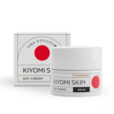 Abbildung von KIYOMI SKIN 5 ALA Gesichtscreme 50ml mit Hyaluron bei trockener Haut, dermatest sehr gut, vegan Beta Glucan Spendet intensiv Feuchtigkeit Tagespflege