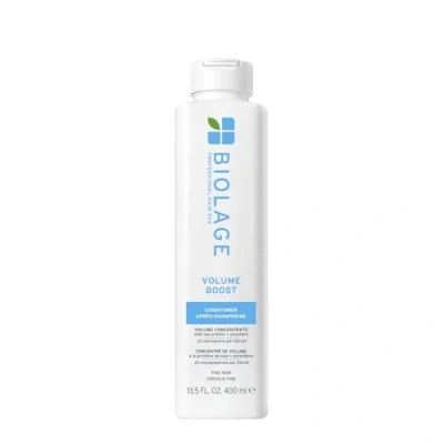 Abbildung von Biolage Volumen Conditioner für feines und dünnes Haar, feuchtigkeitsspendend, Stärke, angereichert mit Sojaprotein Polymern, Volume Boost, 400 ml