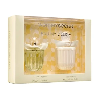 Abbildung von Women&#039;secret Eau My Delice Geschenkset Damen 2 Artikel de Toilette à 100ml und Bodylotion 200ml