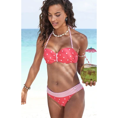 Abbildung von s.Oliver Bikini Hose Audrey mit Umschlagbund und Mustermix