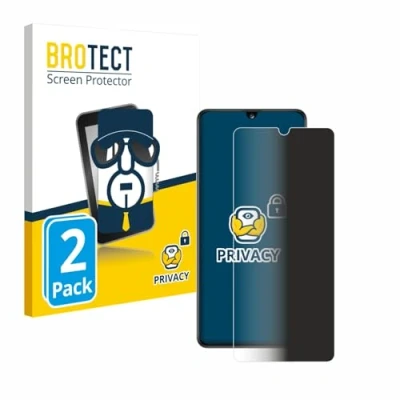 Abbildung von BROTECT (2 Stück Anti Spy Blickschutzfolie für Samsung Galaxy A41 Privacy Screen Protector [Displayschutz Folie, Sichtschutz, Blaulichtfilter]