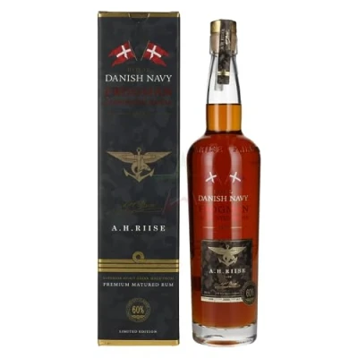 Abbildung von A.H. Riise Royal Danish Navy FROGMAN Conventus Ranae Superior Spirit Drink 60,00% 0,70 lt.