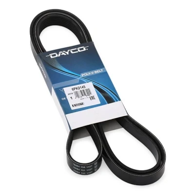Abbildung von DAYCO 6PK2145 Keilrippenriemen 2145,0 6 MERCEDES BENZ: W124 Limousine, C Klasse 190, BMW: X6, 5 Touring