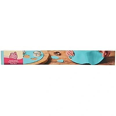 Abbildung von FunCakes Ausgerollte Rollfondant Disc Baby Blue: Köstliches Vanille Aroma, bereits gerollt, einfach zu verwenden, perfekt für die Kuchendekoration, 430 g