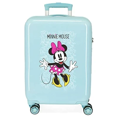 Abbildung von Disney Minnie Enjoy the Day Kabinenkoffer Grün 40x55x20 cms Hartschalen ABS Kombinationsschloss 34L 2,8Kgs 4 Doppelräder Handgepäck
