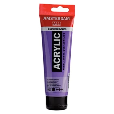 Abbildung von Artequipment Farba akrylowa TALENS AMSTERDAM 120ml 507 ULTRAMARINE VIOLET uniw
