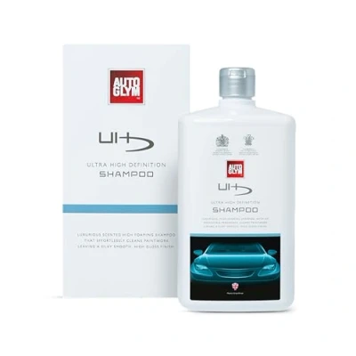 Abbildung von Autoglym Ultra High Definition Premium Auto Waschshampoo Luxuriöses UHD Shampoo mit extrem viel Schaum für Autolackierungen, 1l