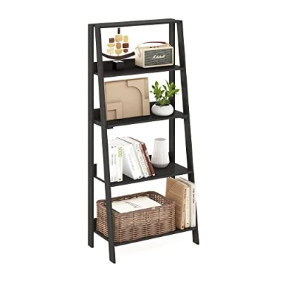 Abbildung von Furinno 5 stufiges Leiter Bücherregal, Espresso