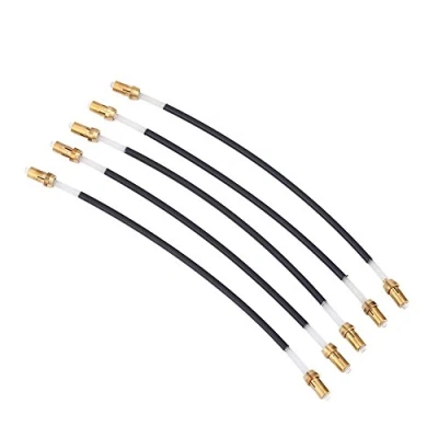 Abbildung von 5Pcs Violine Tailgut Saiten, Nylon Tail Gut Tailcord für 3/4 4/4 mit Messing Schraubverbinder