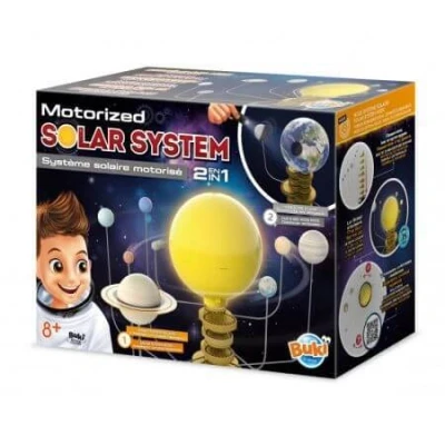 Abbildung von Buki Teleskop Sonnensystem mit Motorantrieb