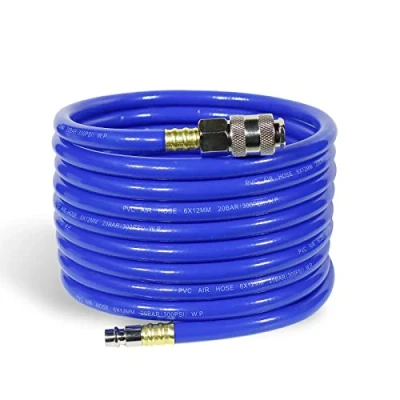 Abbildung von CCLIFE 5m Druckluftschlauch mit Schnellkupplung 20bar 1/4&#039; Luftschlauch für Kompressor Kompressorschlauch 6.3mm