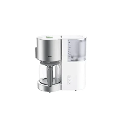 Abbildung von BRAUN Kaffeeautomat KF 5120 WH 10 Tassen 1000Watt weiss