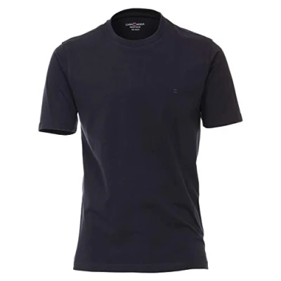 Abbildung von Casamoda Tshirt basic, Herren, Größe: 5XL, Dunkelblau