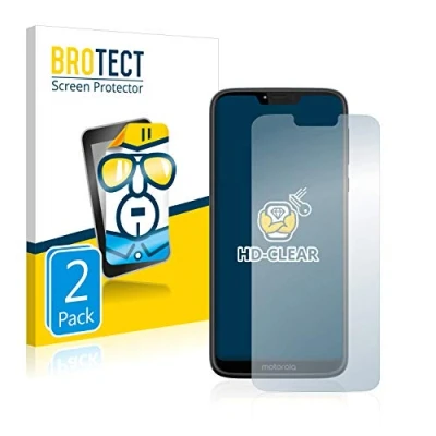 Abbildung von BROTECT (2 Stück Schutzfolie für Motorola Moto G7 Power Displayschutz Folie Ultra Klar