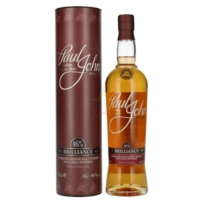 Abbildung von Paul John BRILLIANCE Indian Single Malt Whisky 46,00% 0,70 Liter