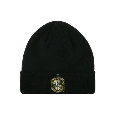 Abbildung von Logoshirt STRICKMÜTZE Harry Potter Hufflepuff Hut, Damen, Größe: One Size, Schwarz