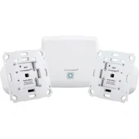 Abbildung von Starterset Rolladenaktor (Access Point (HmIP HAP), 2x Rollladenaktor für Markenschalter BROLL))