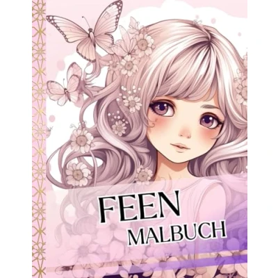 Abbildung von Feen Malbuch für Kinder: 35 Atemberaubende Illustrationen: Malvorlagen Mädchen