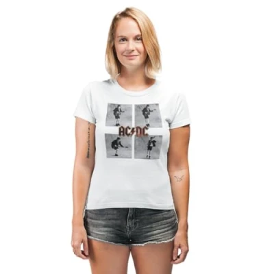 Abbildung von AC/DC Damen WOACDCRTS036 t Shirt, weiß, XXL