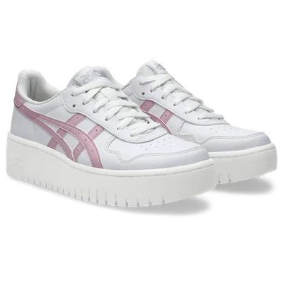 Abbildung von Asics Sportstyle Japans S PF Sneaker low, Damen, Größe: 42.5, White/rose water Hochwertiges lederimitat