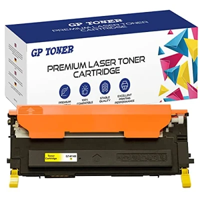 Abbildung von Toner XL Kompatibel mit Samsung CLT 407 407S Y4072S für CLP 320 321 325 326 CLX 3180 3185 (Gelb)