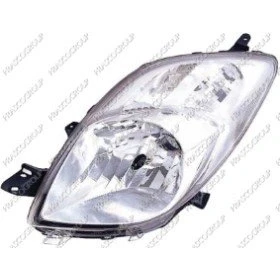 Abbildung von PRASCO TY3254804 Scheinwerfer links H4 glasklar mit Blinklicht für Rechtsverkehr Elektromotor Stellmotor LWR TOYOTA: Yaris II Schrägheck