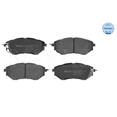 Abbildung von MEYLE 025 242 2218/W Bremsbelagsatz ORIGINAL Quality Vorderachse mit akustischer Verschleißwarnung Anti Quietsch Blech SUBARU: Forester IV