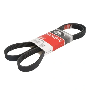 Abbildung von GATES Micro V 7PK1295 Keilrippenriemen 1295 7 Polyester, EPDM (Ethylen Propylen Dien Kautschuk)