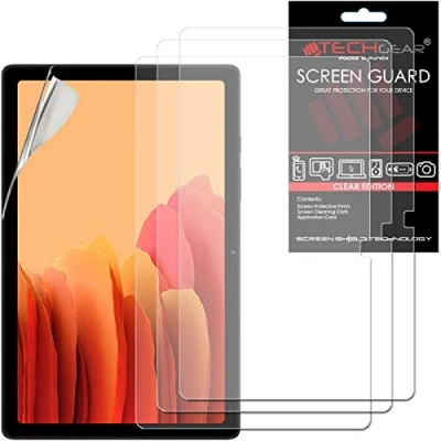 Abbildung von TECHGEAR 3 Stück Schutzfolie für Galaxy Tab A7 10.4 Zoll (SM T500 / SM T505) Screen Protector, Ultra Klare Kompatibel mit Samsung 2020
