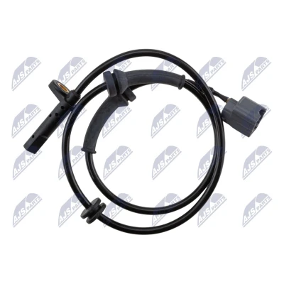 Abbildung von NTY HCA NS 187 ABS Sensor Vorderachse links, rechts mit Kabel für Fahrzeuge aktiver 2 polig NISSAN: Qashqai 2, X Trail